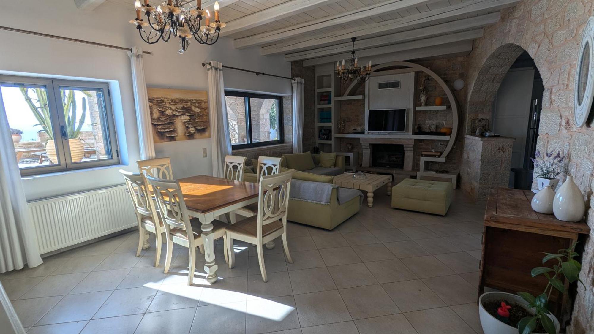 Magnificent, Authentic Private Villa And The Guest House Kardhamili Exteriör bild